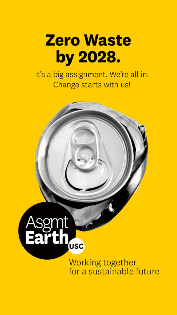 USC Assignment: Earth zero waste Instagram Story banner